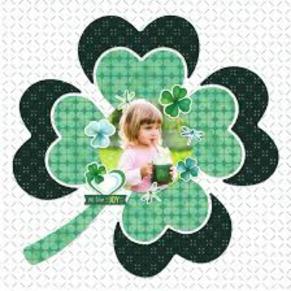 Creative Memories Shamrock Recipe Template - Picture 5 of 6